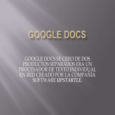 Google docs