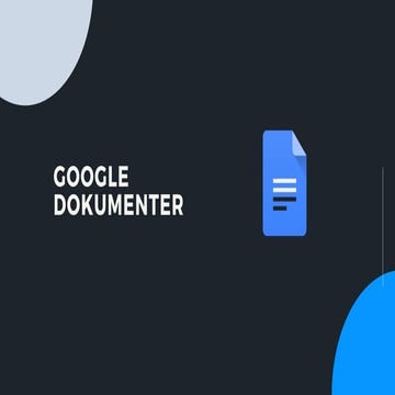 Google dokumenter
