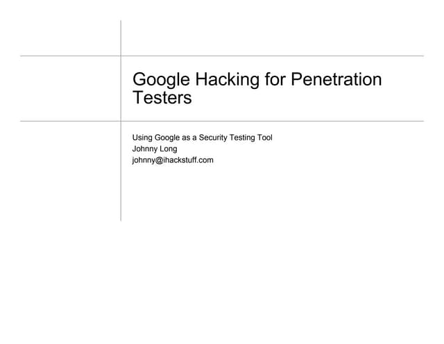google dork.pdf