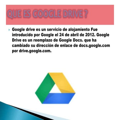 Qué es google drive | PPTX