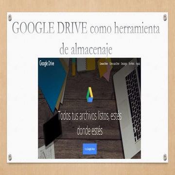 Google drive y sus ventajas | PPTX