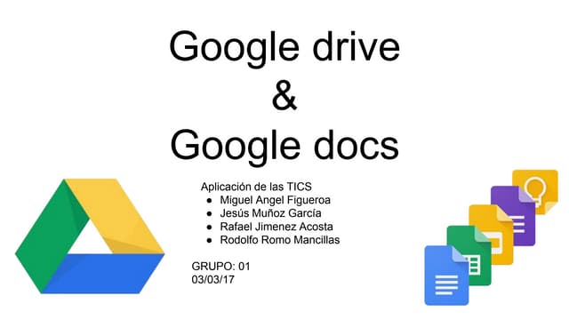 Google drive & docs