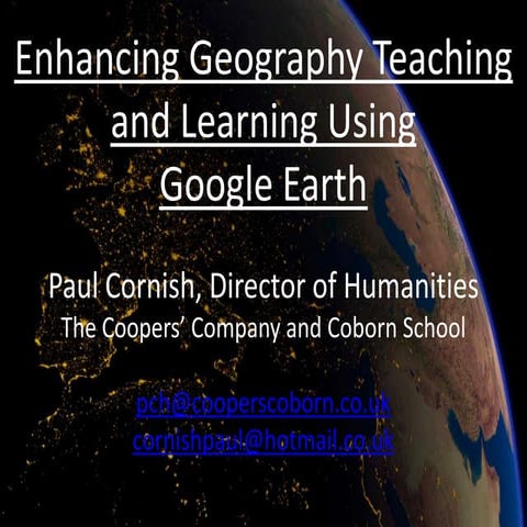 Google Earth CPD Brighton