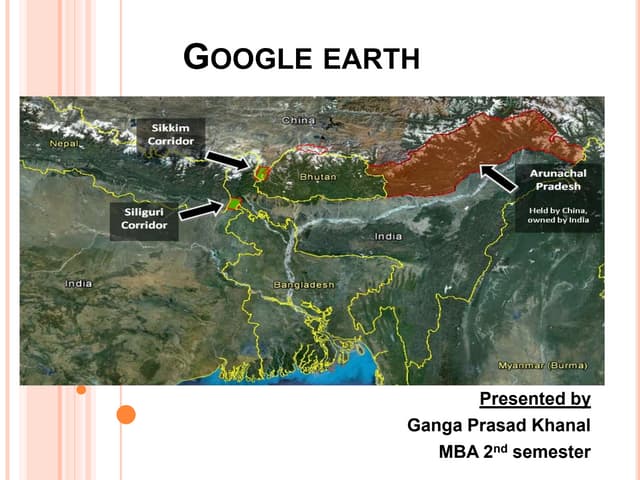 google earth ppt by Ganga prasad Khanal. 