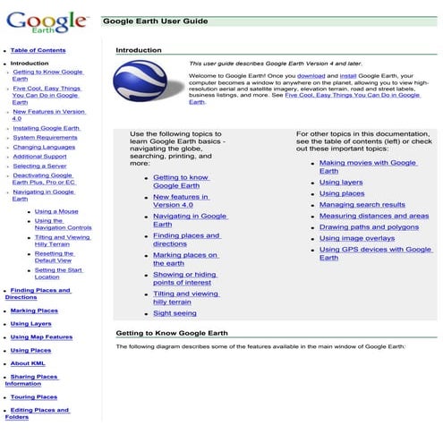 Google Earth User Guide