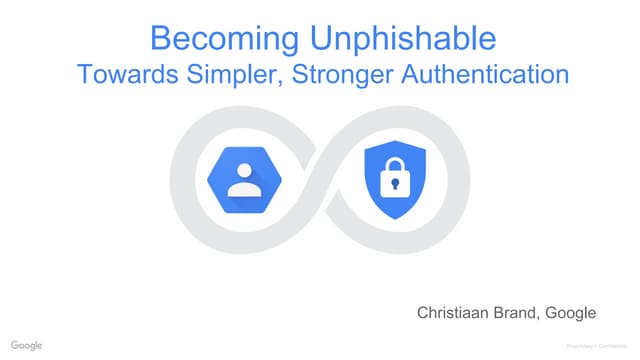Google FIDO Authentication Case Study