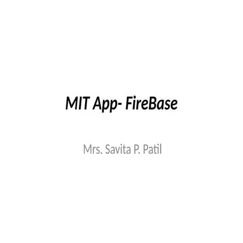 Google Firebase application installation.pptx