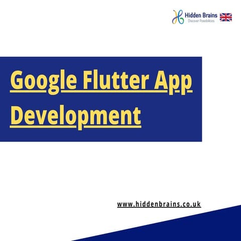 Google flutter app development | PPT