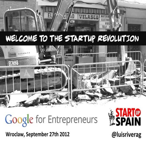Google for entrepreneurs wroclaw   welcome to the startup revolution