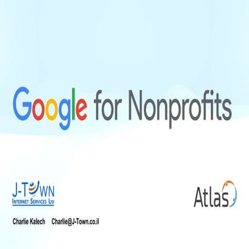 Google For Nonprofits (Hebrew)
