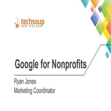 Google for nonprofits New Zealand