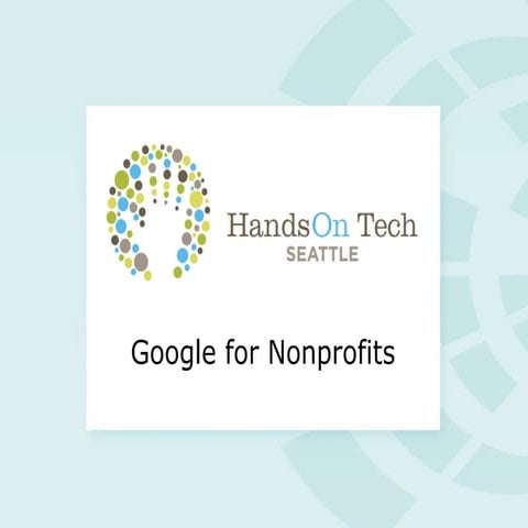 Google for Nonprofits