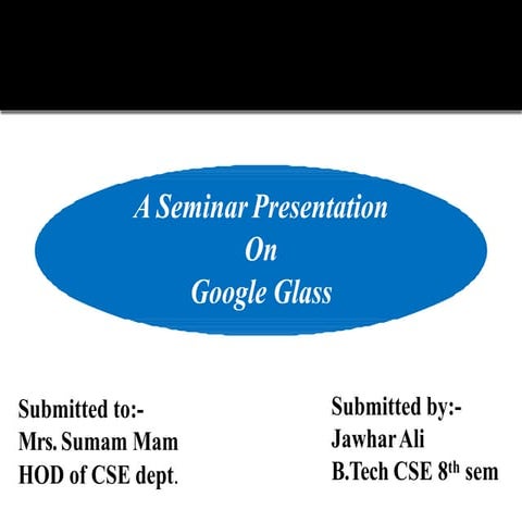 powerpoint presentation on Google glass