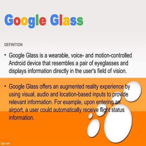 Google glass | PPTX