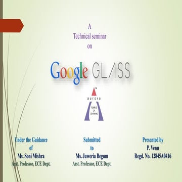 Google glass Seminar