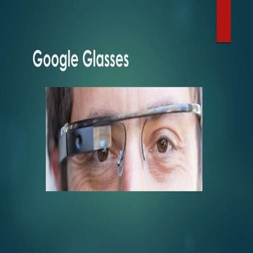 Google glass cf lab presentation