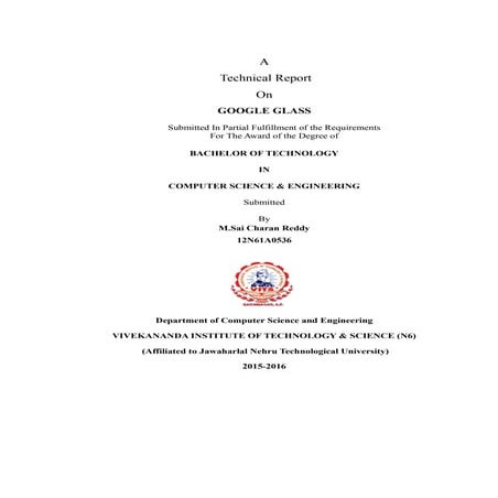 Google glass documentation