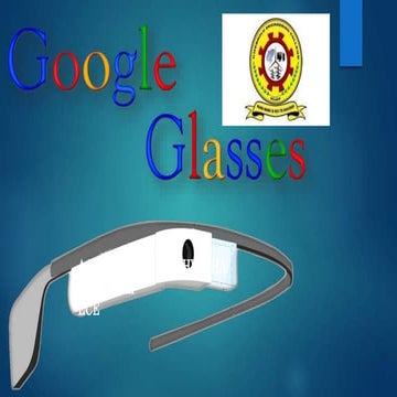 Google Glass Final  