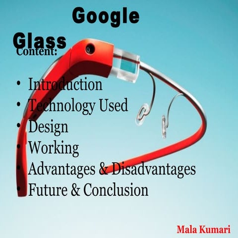 Google glass ppt