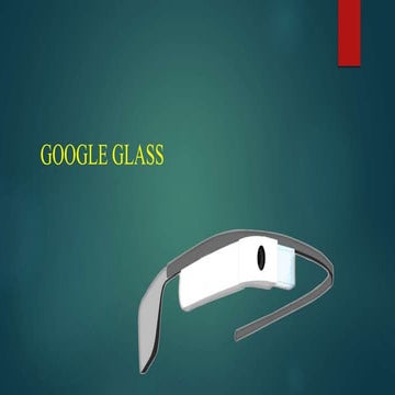 Google glass presentation