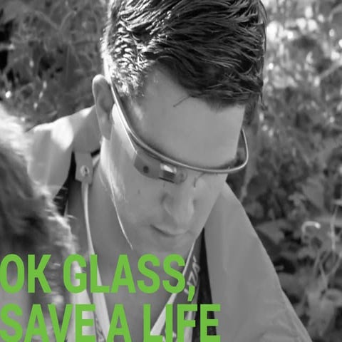 Google glass, save a life- Serge Hufkens