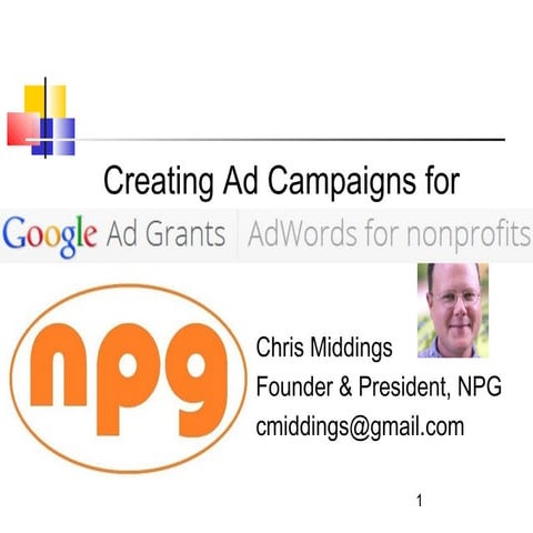 Creating Google Adwords Campaigns and Ad Groups