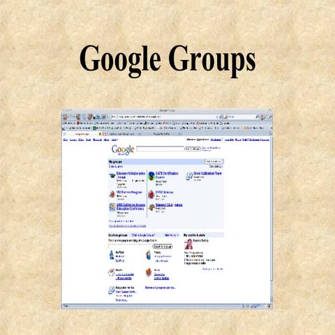 Googlegroups