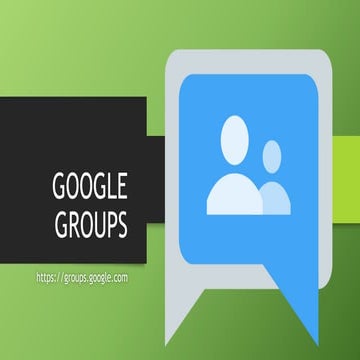Google groups