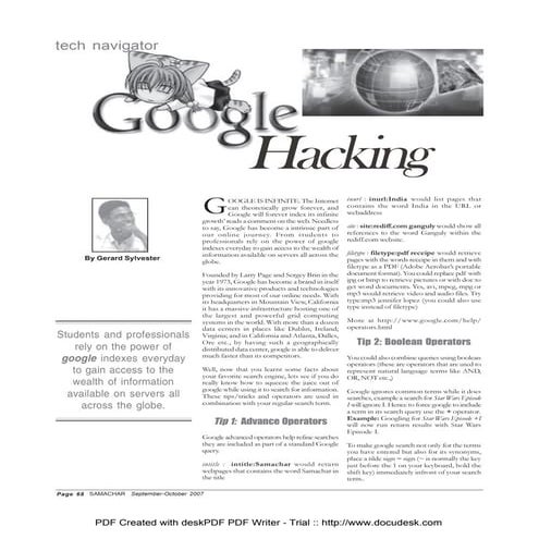 Google Hacking