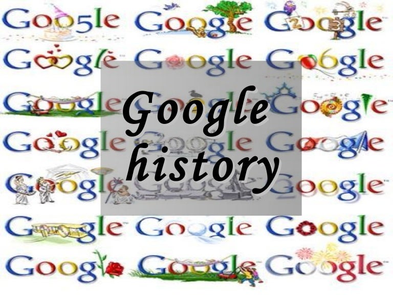 Google History