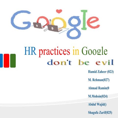 Google HRM process and practices 