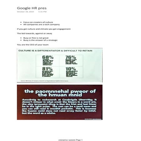 THE SHIFT—CREATING A CULTURE OF HIGH PERFORMANCE The Chelsea DR. ANDRE MARTIN...