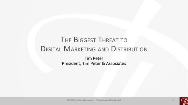 Google and Hotel Distribution (2020)