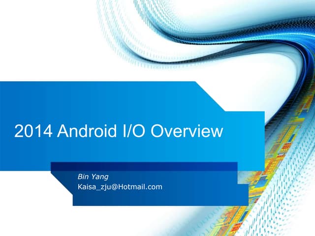 Google IO 2014 overview