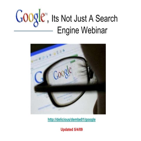 Google Its Not Just A Search Engine