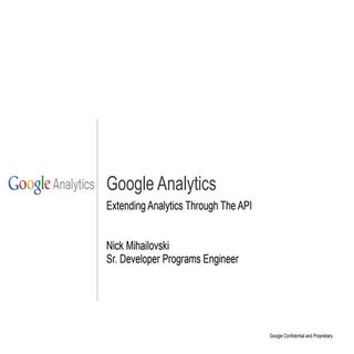 Google Analytics User Conference - ...