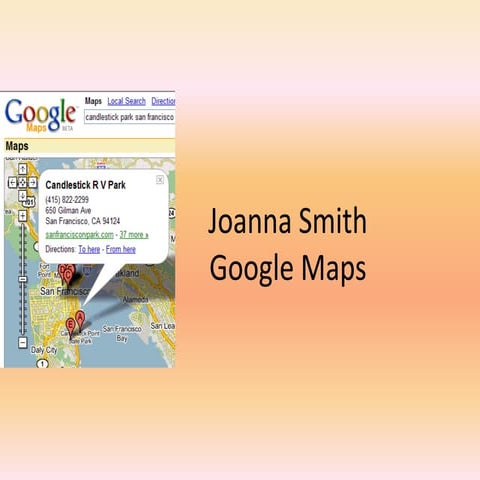 Google Maps | PPTX | Maps & Navigation