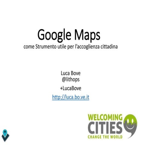 Google maps per l'accoglienza turistica