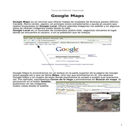 Manual sobre Google maps (2012) | PDF