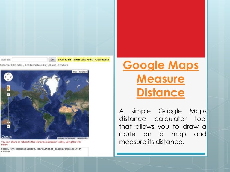 Google Maps Distance Calculator
