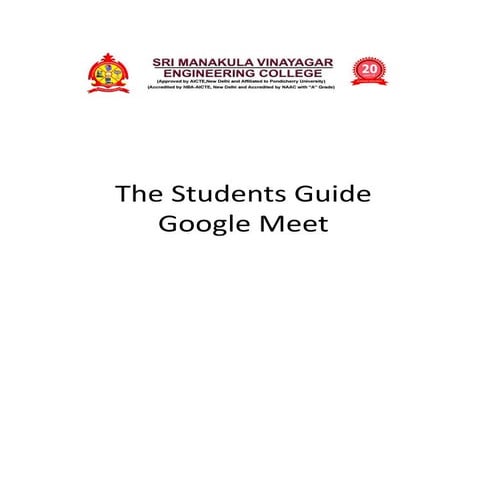 Google meetforstudents