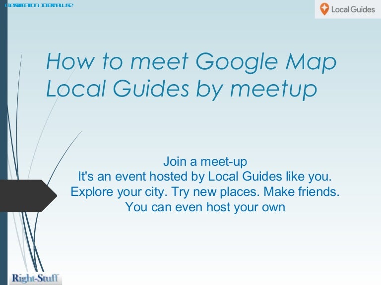 How to use Google meetup