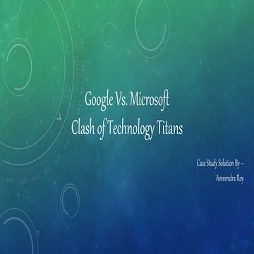 Google microsoft case