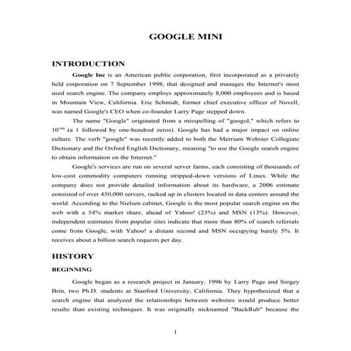 Google mini