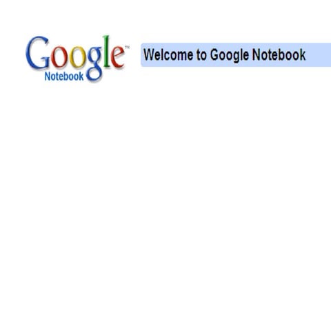 GoogleNotebook