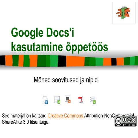 Google docs oppetoos