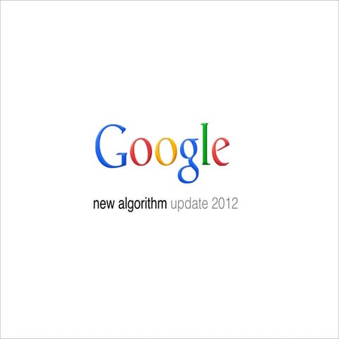 Google - new algorithm update: Panda