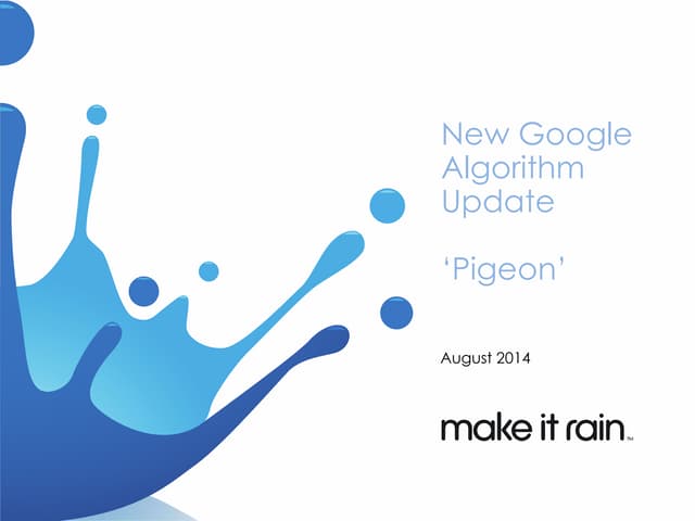 Google Pigeon Update
