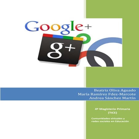 Google plus presentación