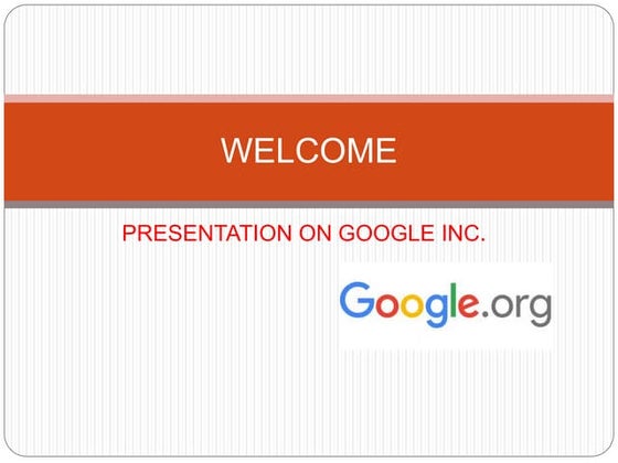 Google Powerpoint presentation 